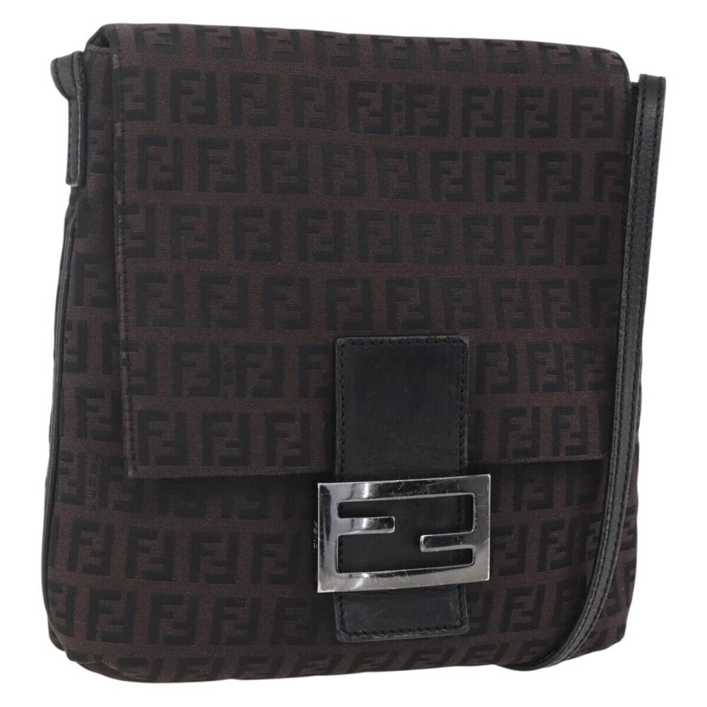 Fendi Vintage Flap Zucchino Canvas Small